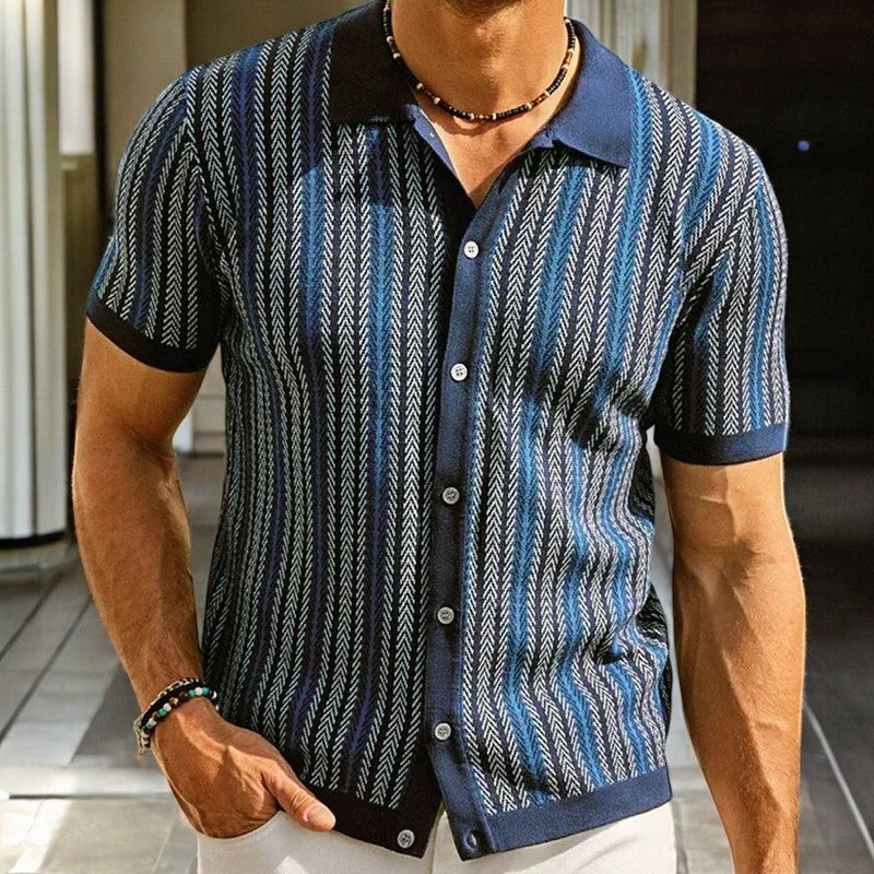 Herringbone Button-Down Shirt
