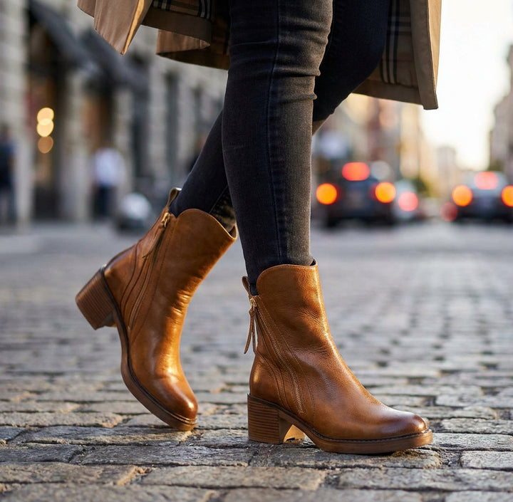 Side-Zip Ankle Boots