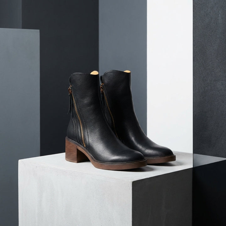 Side-Zip Ankle Boots