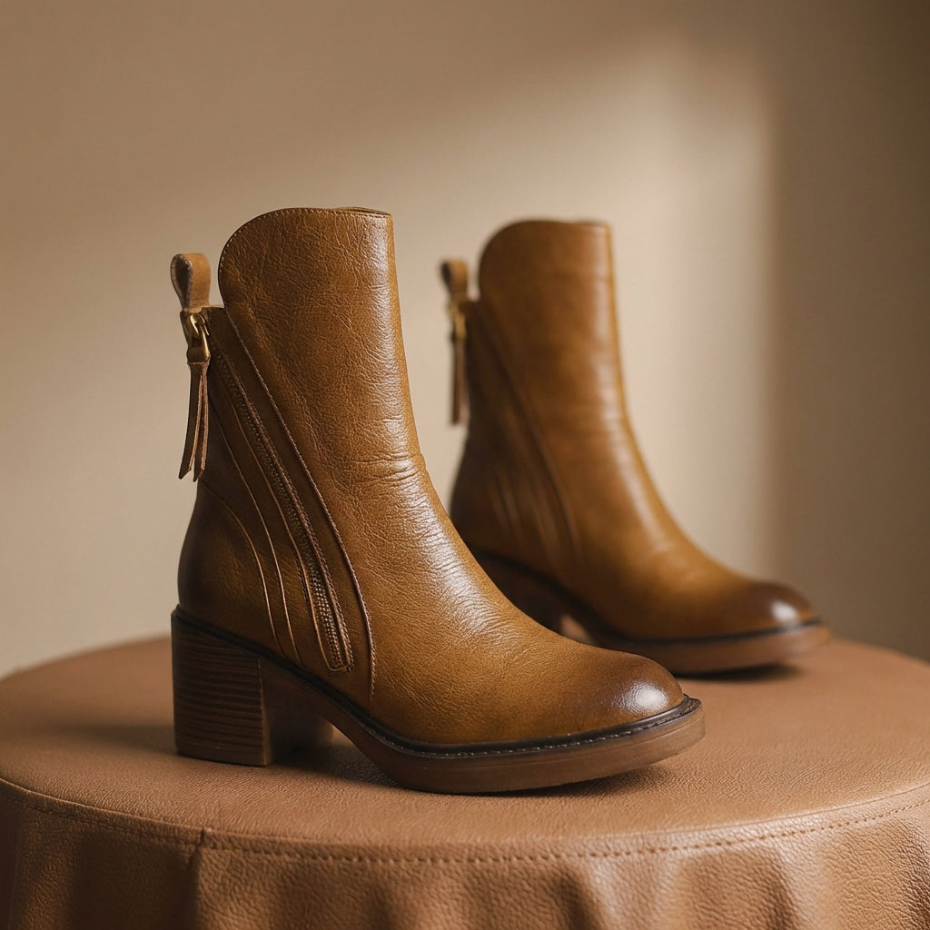 Side-Zip Ankle Boots