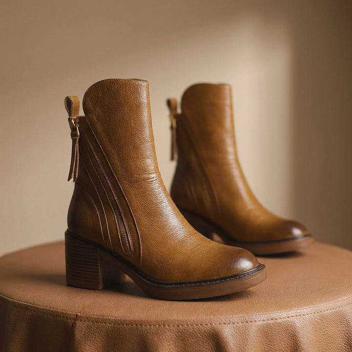Side-Zip Ankle Boots