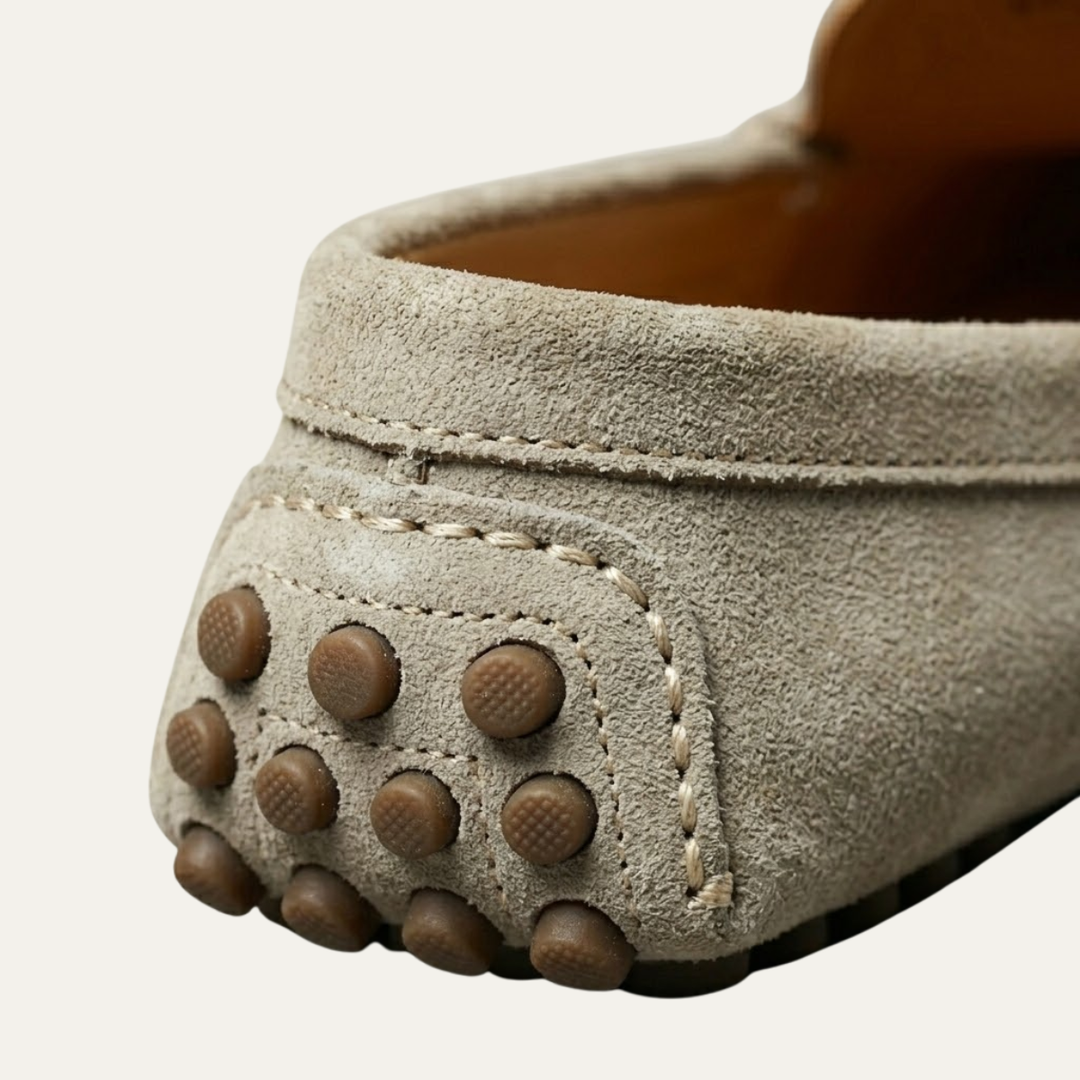 Suede-Look Slip-On Loafers