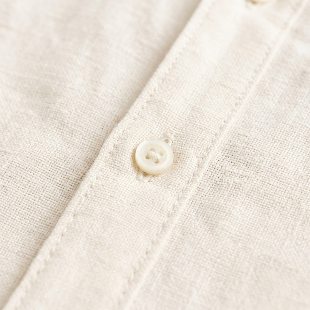 Linen-Look Shirt and Trousers Set