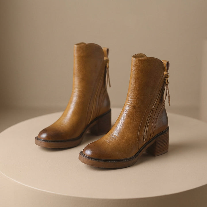 Side-Zip Ankle Boots
