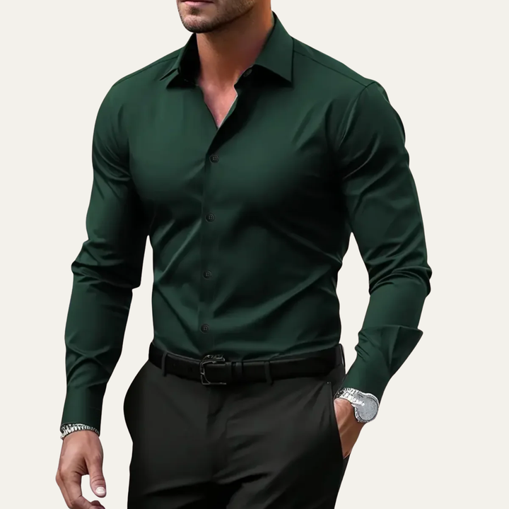 Stretch Button-Up Slim Fit Dress Shirt