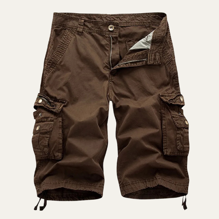 Cotton-Feel Utility Cargo Shorts
