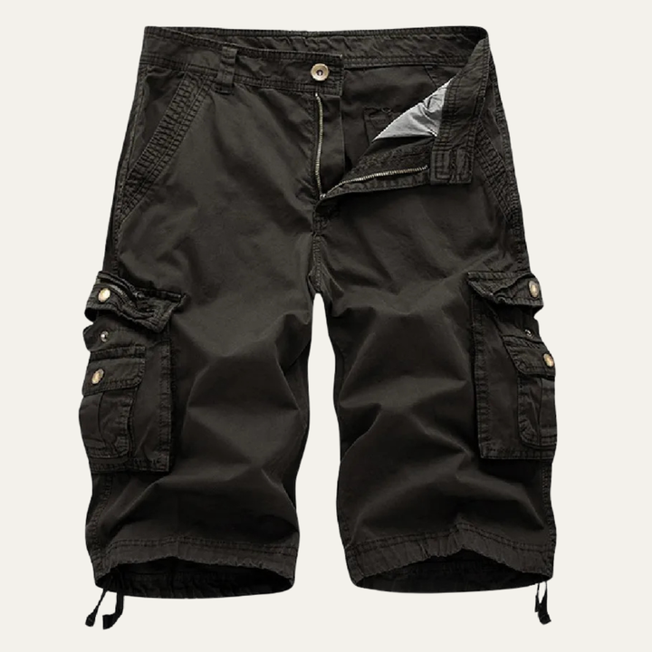 Cotton-Feel Utility Cargo Shorts