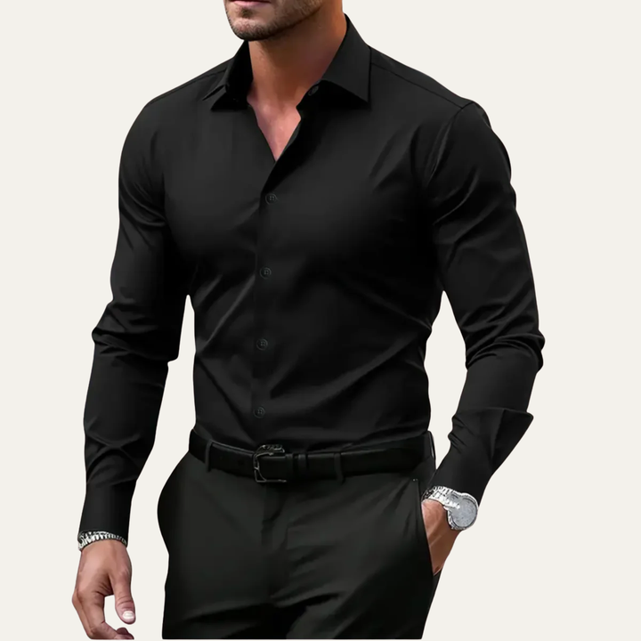 Stretch Button-Up Slim Fit Dress Shirt