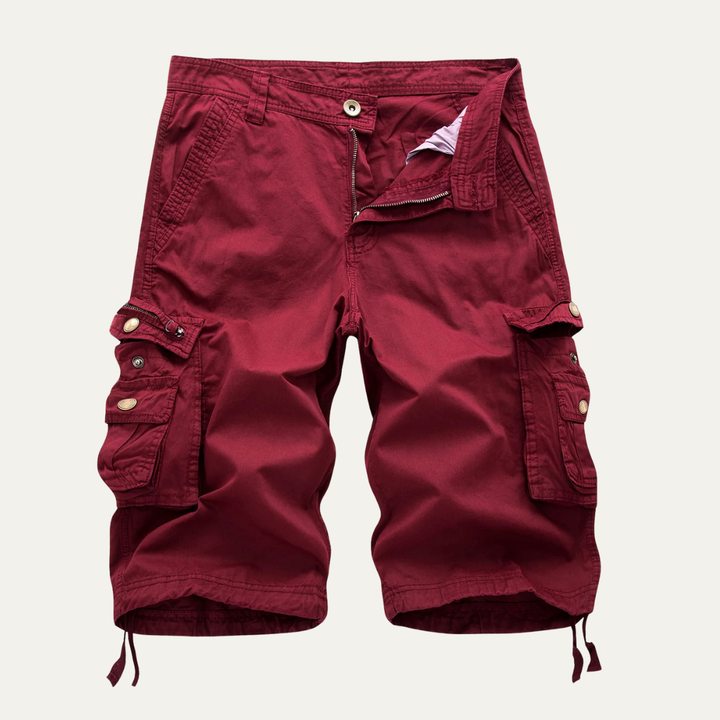 Casual Cotton-Feel Cargo Shorts