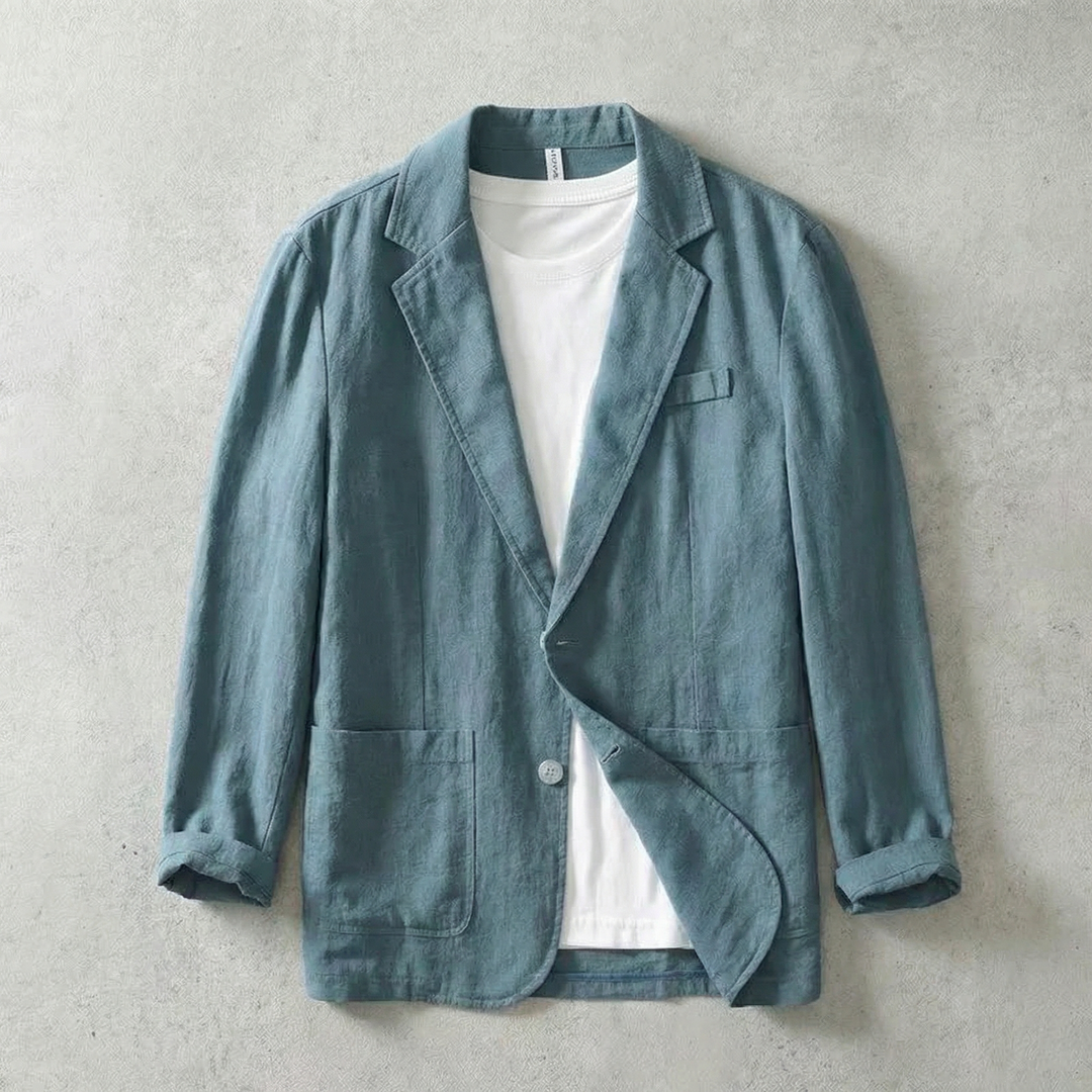 Linen-Look Summer Blazer