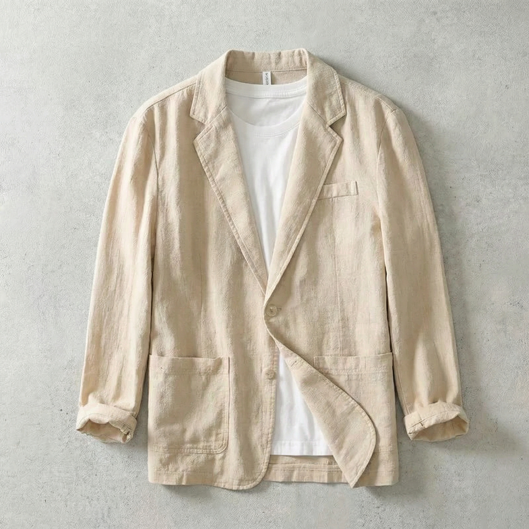 Linen-Look Summer Blazer