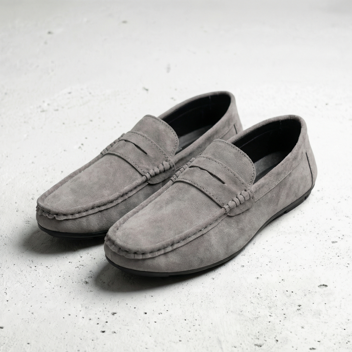 Classic Suede-Look Loafers