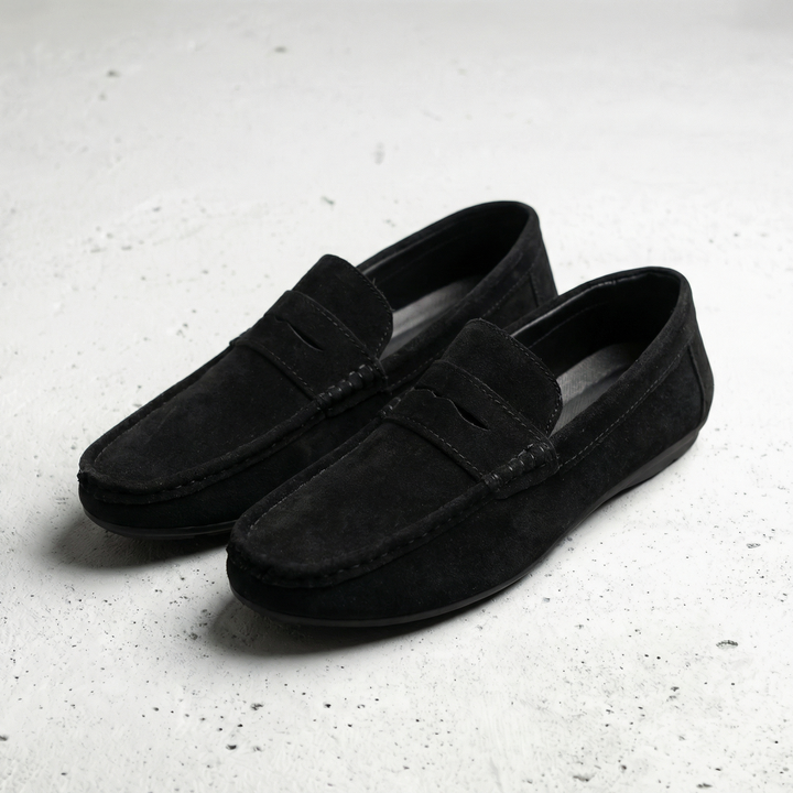 Classic Suede-Look Loafers