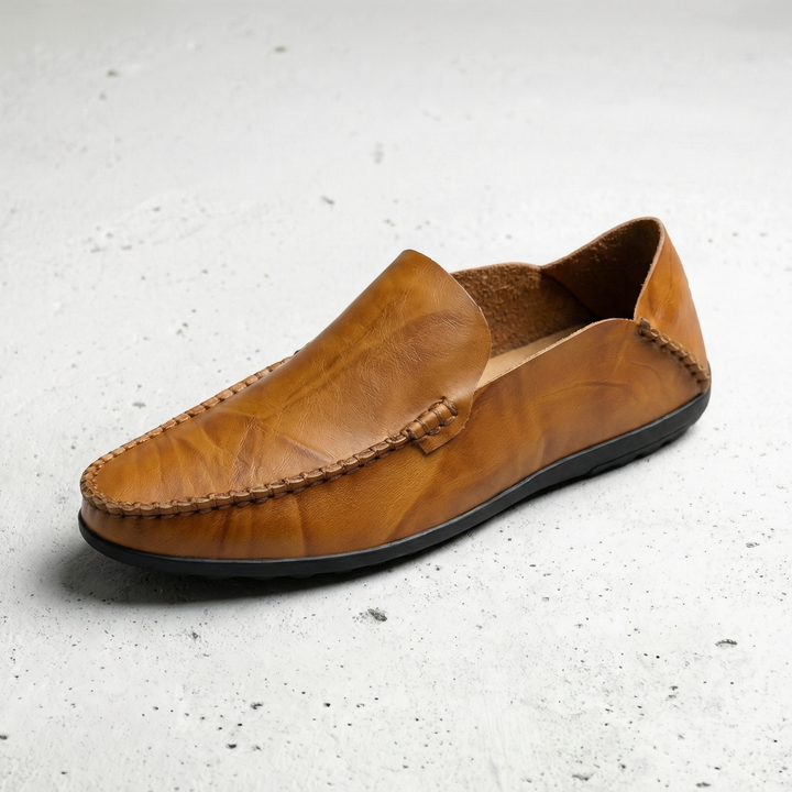 Classic Leather-Look Driving Loafers