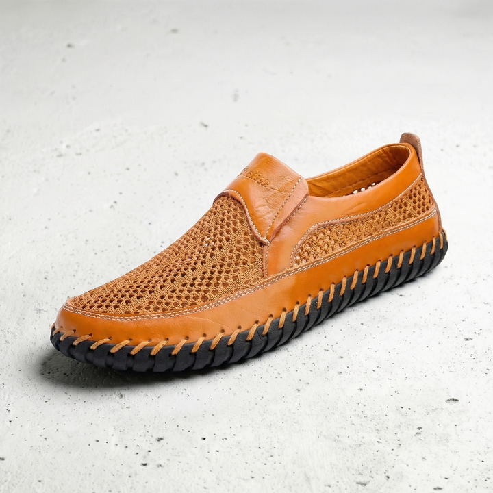 Woven Mesh Loafers