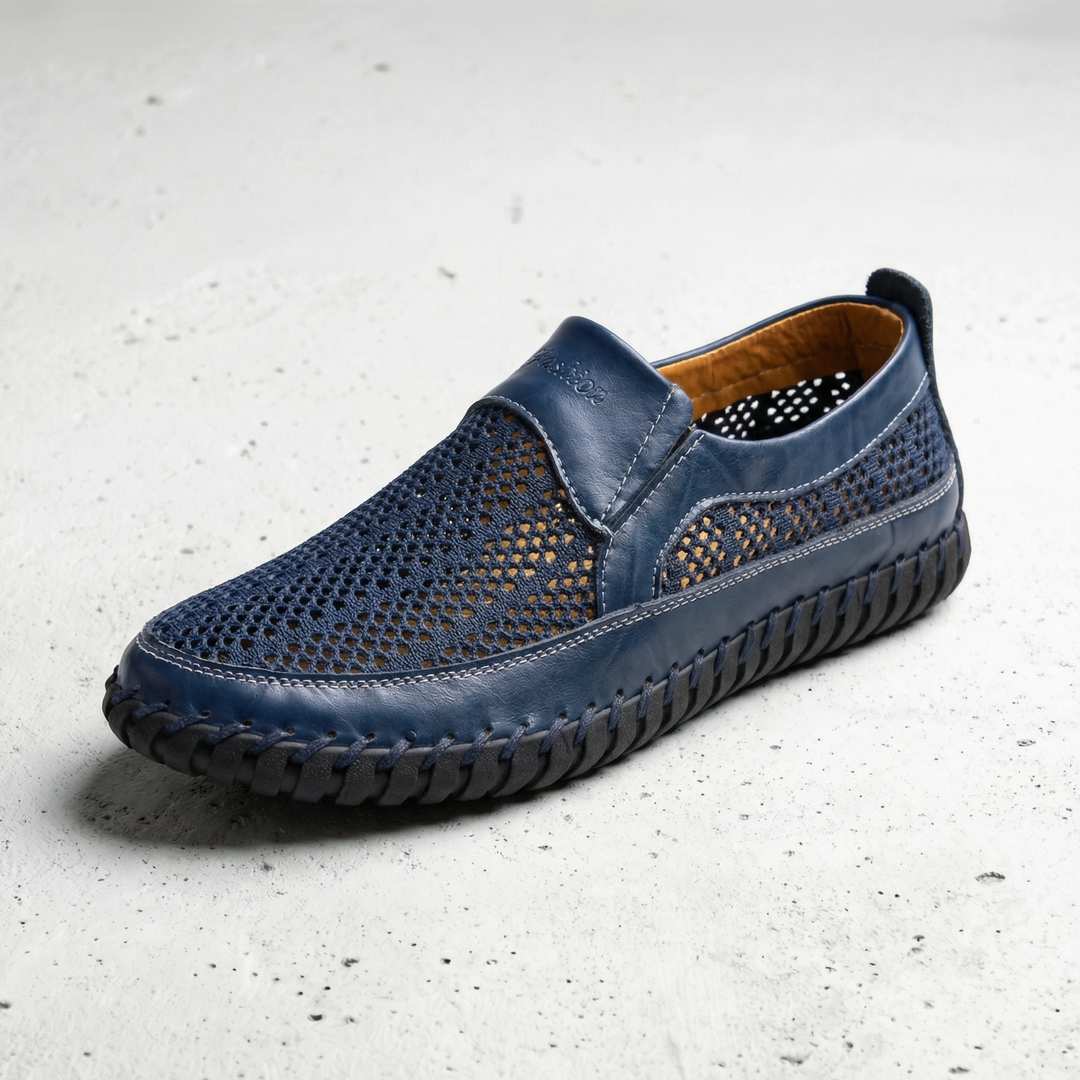 Woven Mesh Loafers