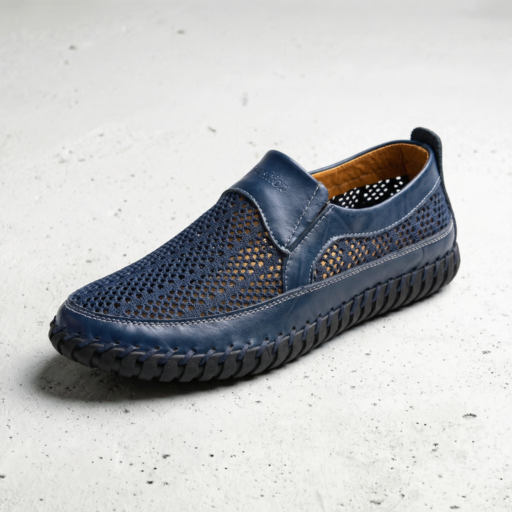 Woven Mesh Loafers