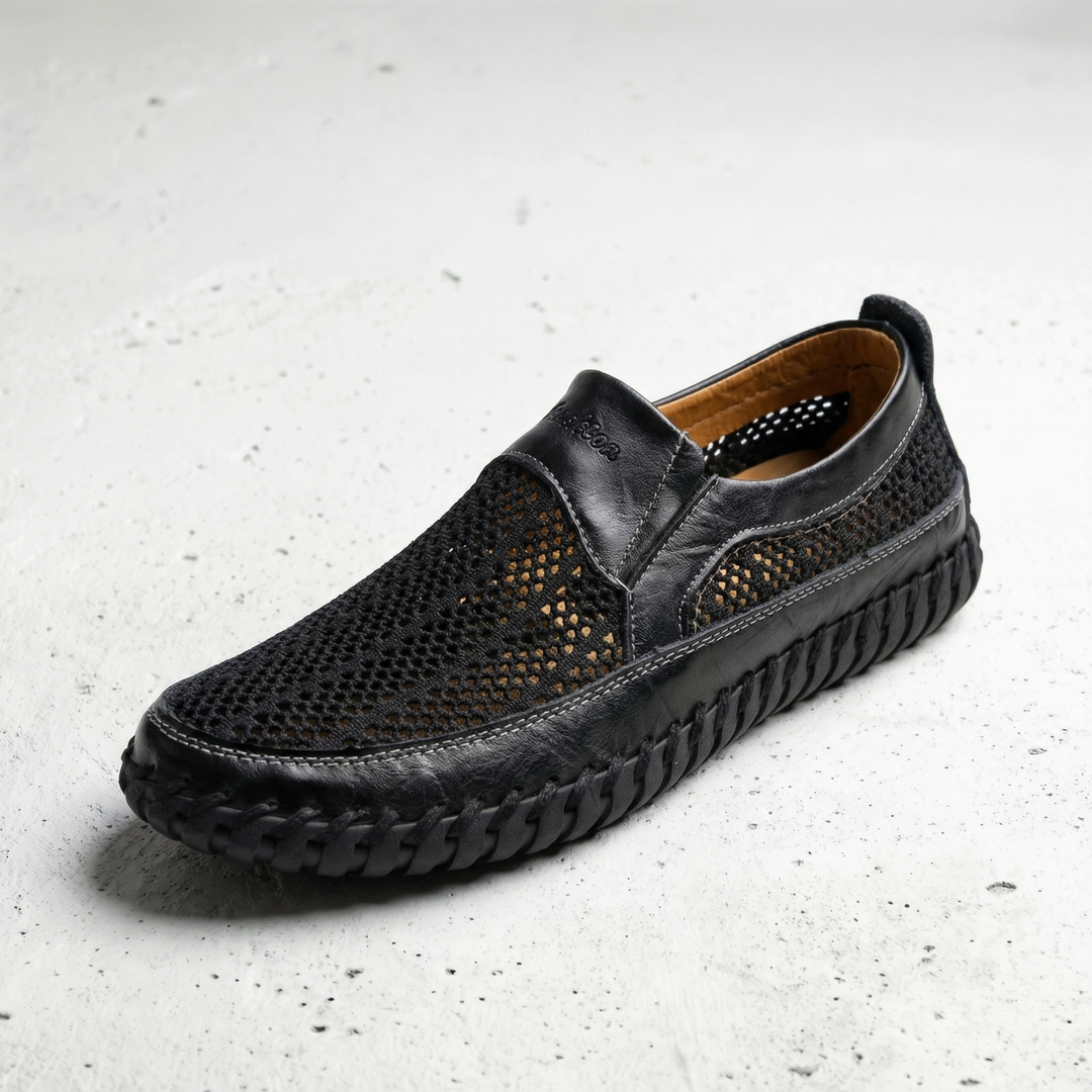 Woven Mesh Loafers