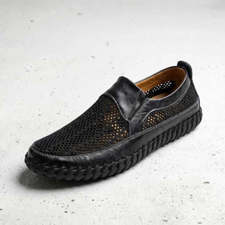 Woven Mesh Loafers