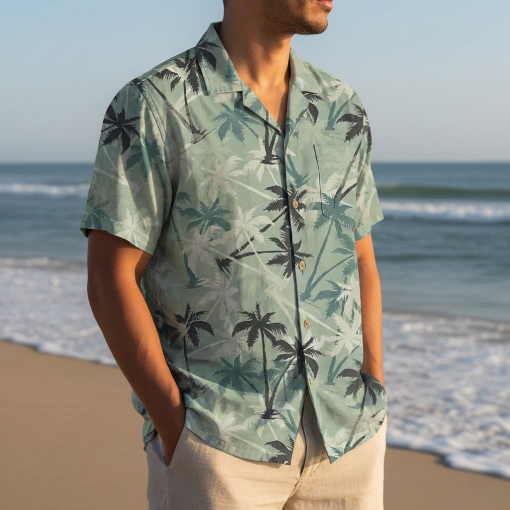 Coconut Tree Graphic Shirt