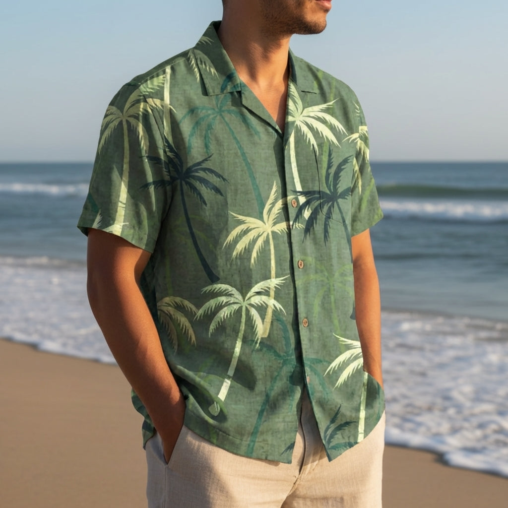Coconut Tree Graphic Shirt