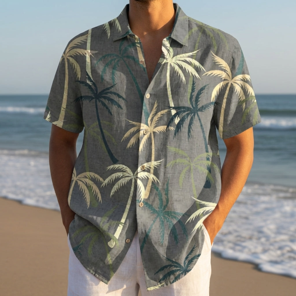 Coconut Tree Graphic Shirt