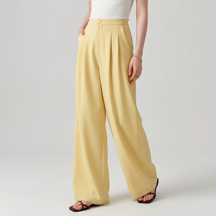 Flowing Straight-Leg Trousers