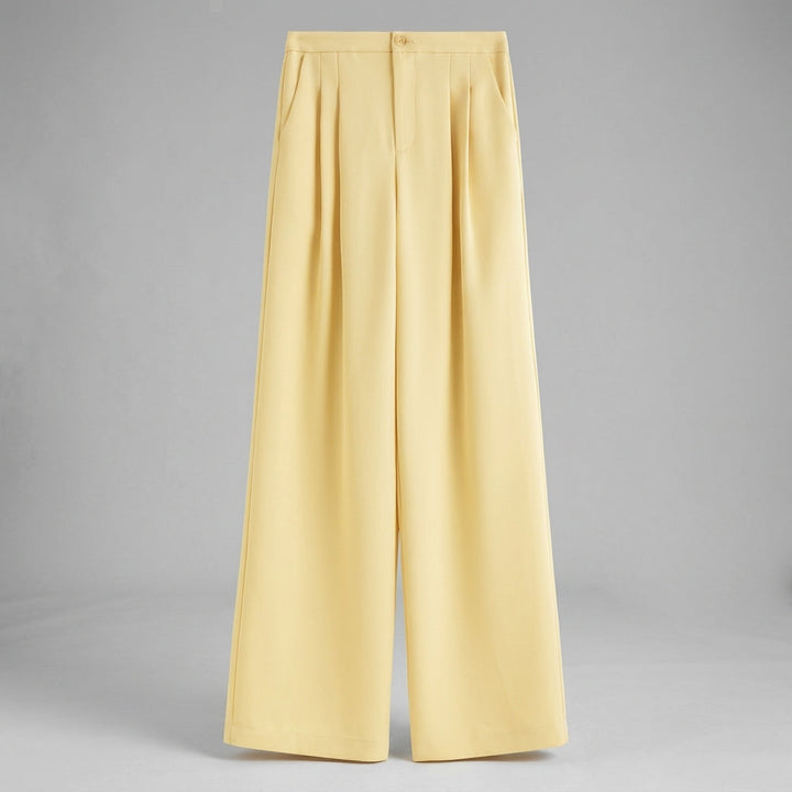 Flowing Straight-Leg Trousers