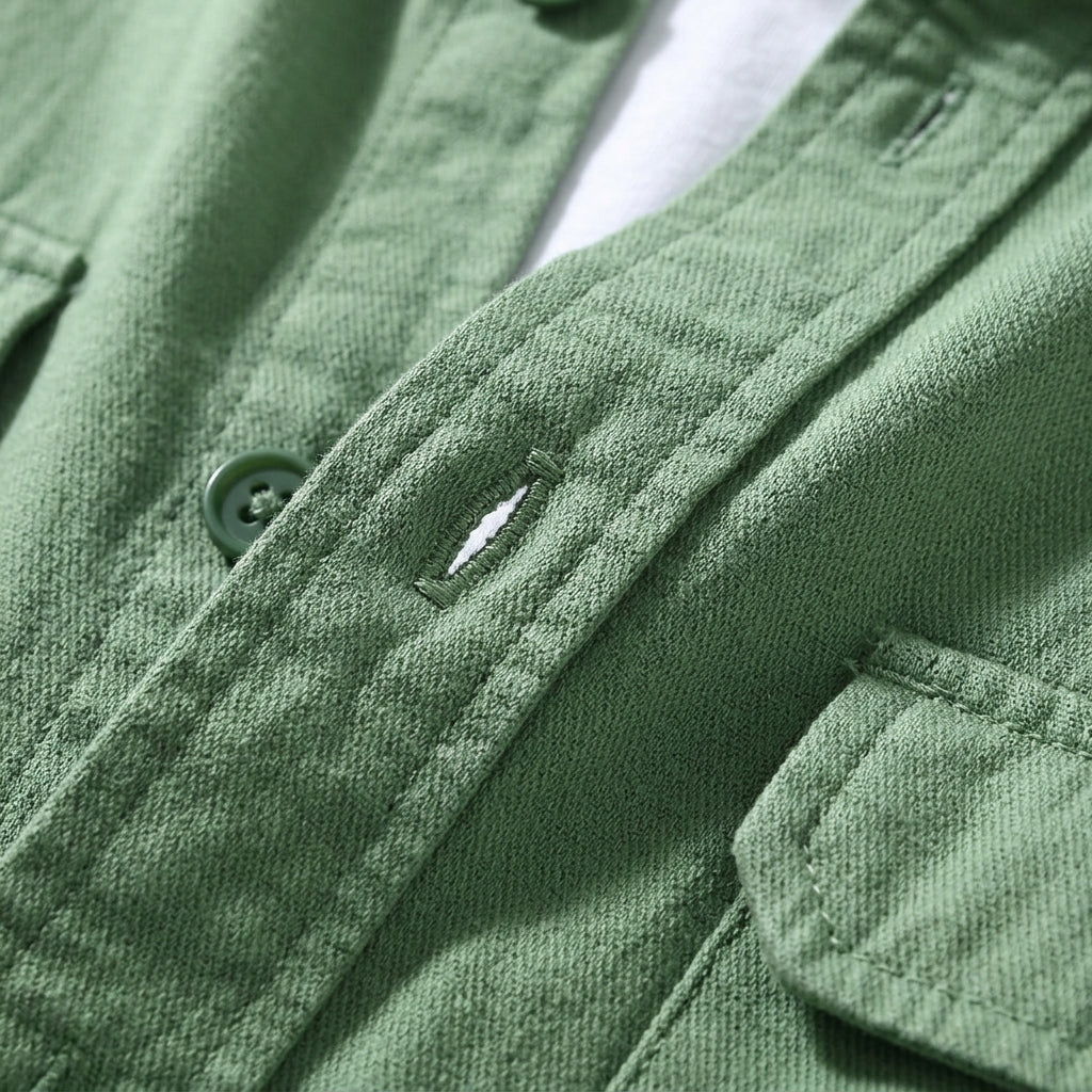 Chest Pocket Utility Overshirt