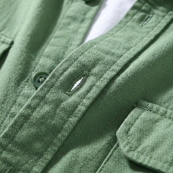 Chest Pocket Utility Overshirt