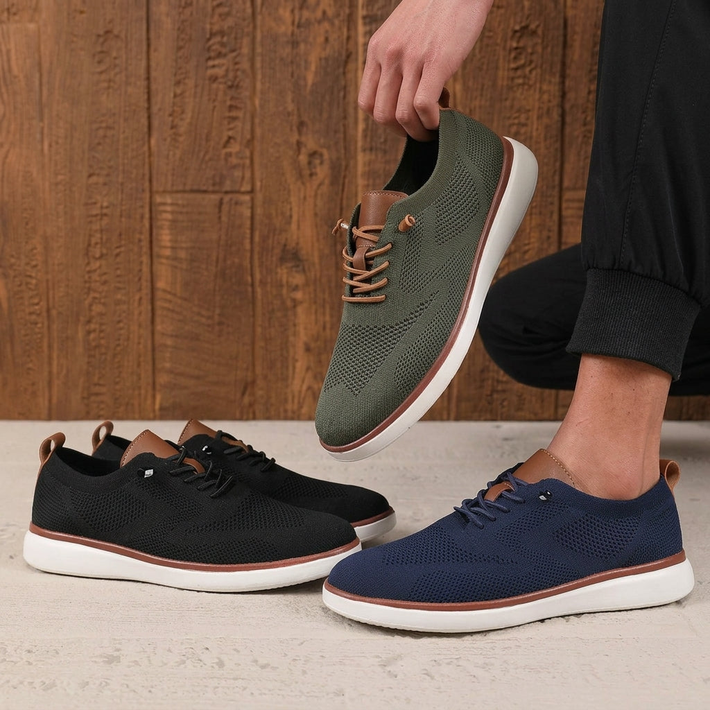 Mesh Low-Top Trainers