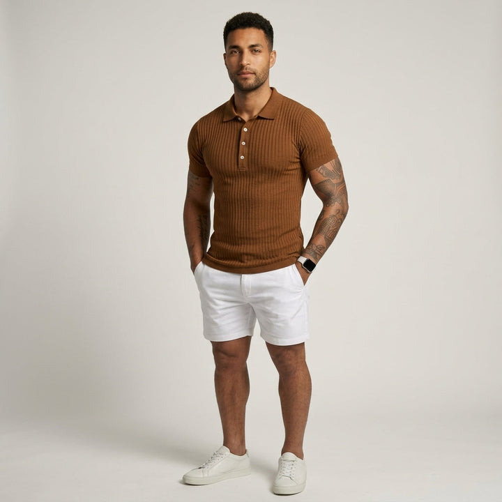 Cotton-Feel Polo Shirt