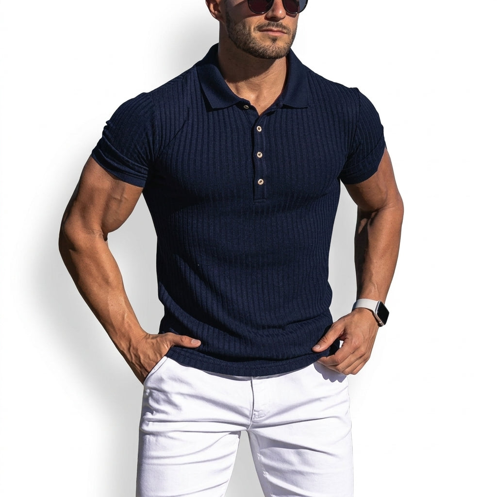 Cotton-Feel Polo Shirt