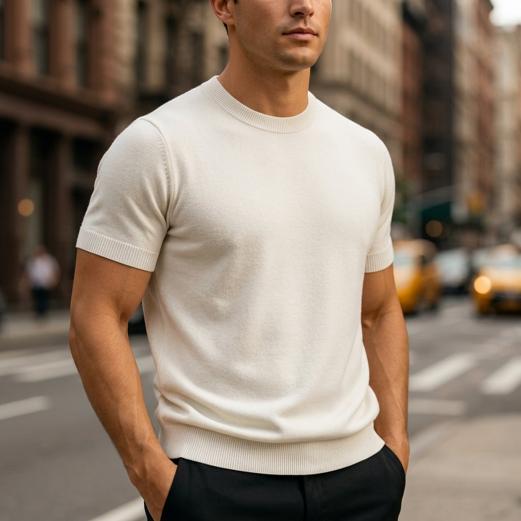 Cashmere-Feel T-Shirt
