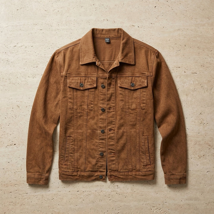 Denim-Look Barn Jacket