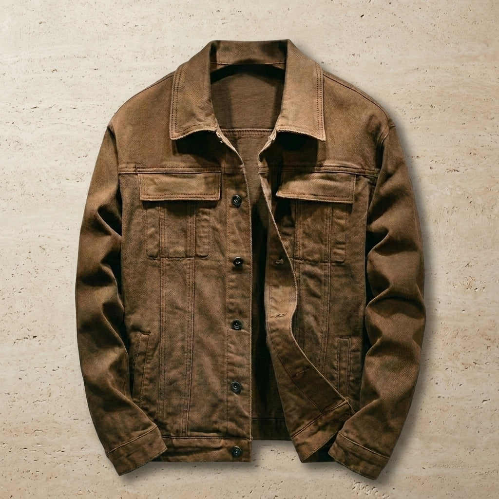 Denim-Look Barn Jacket