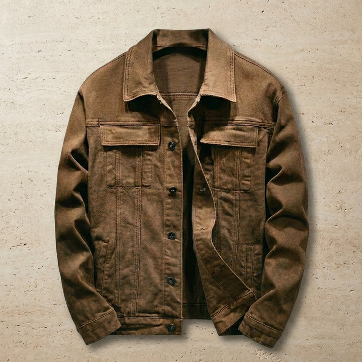 Denim-Look Barn Jacket