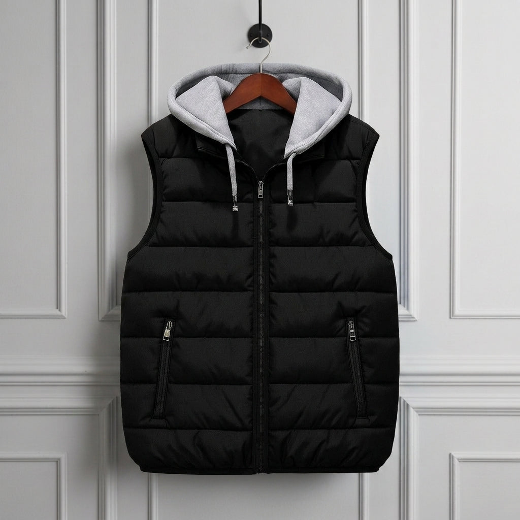 Quilted Hooded Gilet