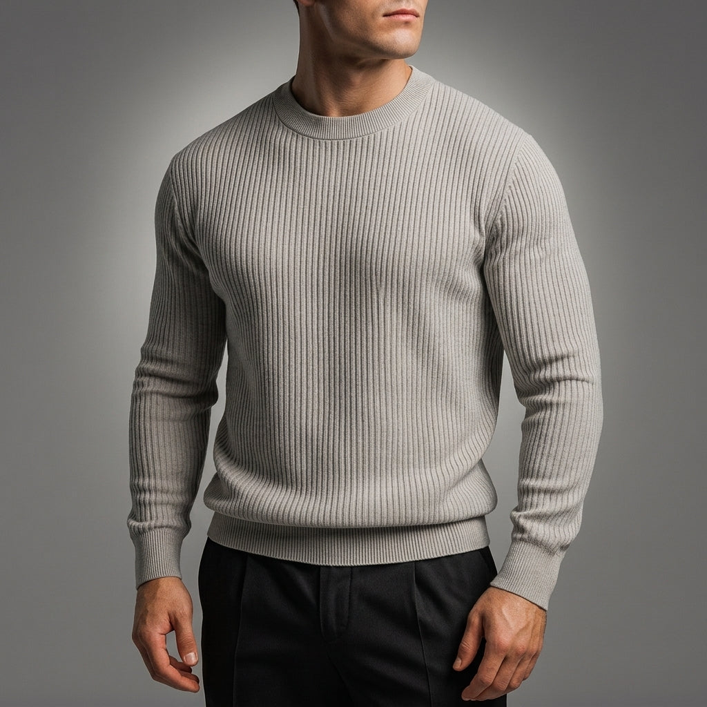 Rib-Knit Sweater