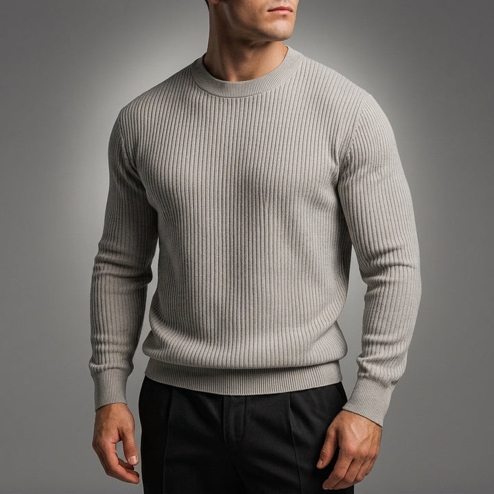 Rib-Knit Sweater