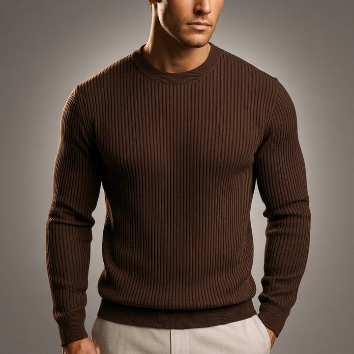 Rib-Knit Sweater