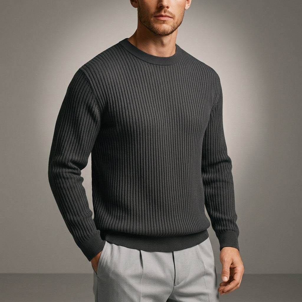 Rib-Knit Sweater