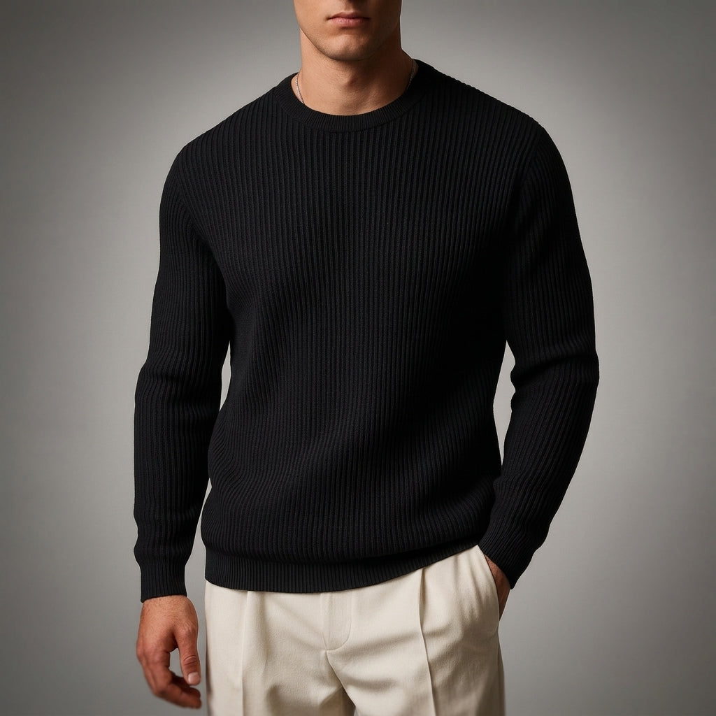 Rib-Knit Sweater