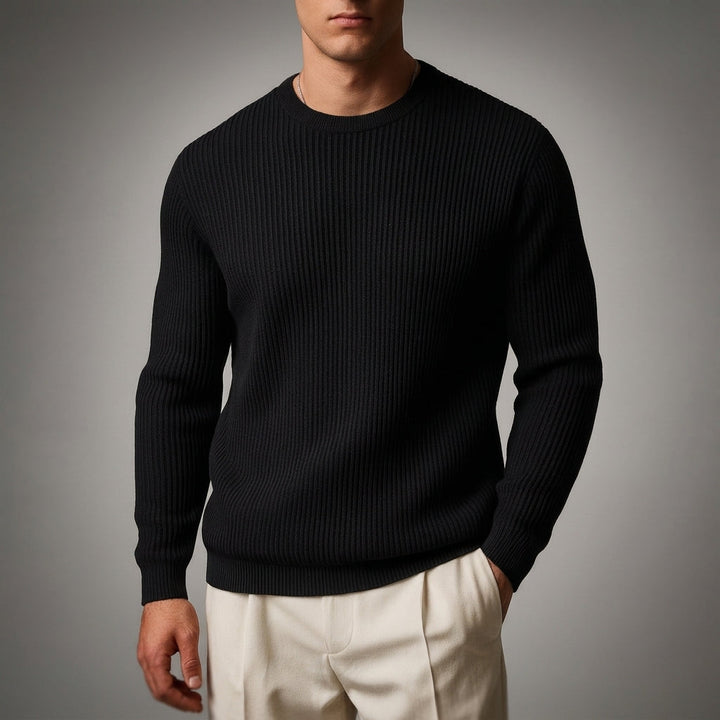 Rib-Knit Sweater