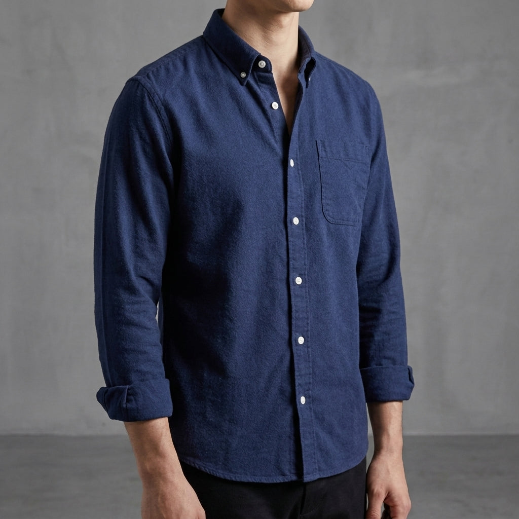 Vintage-Look Cotton Shirt