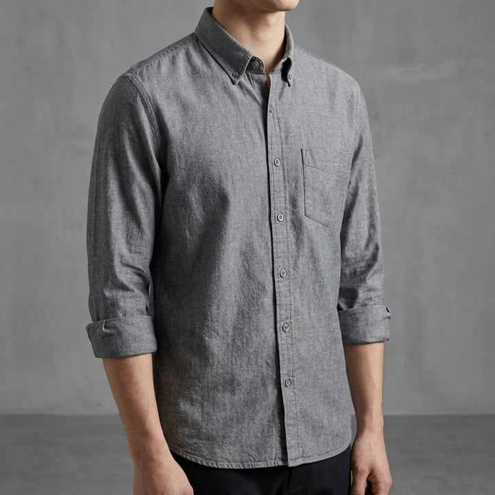 Vintage-Look Cotton Shirt