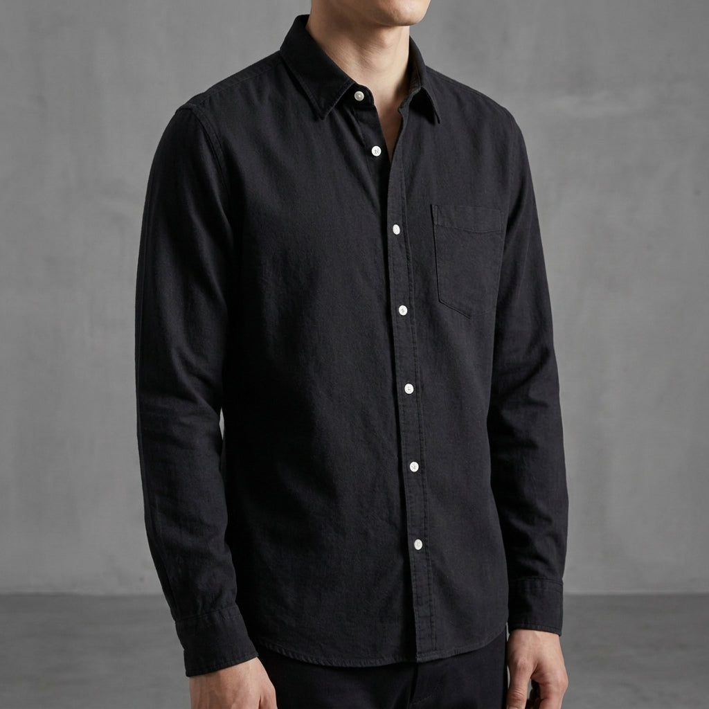 Vintage-Look Cotton Shirt