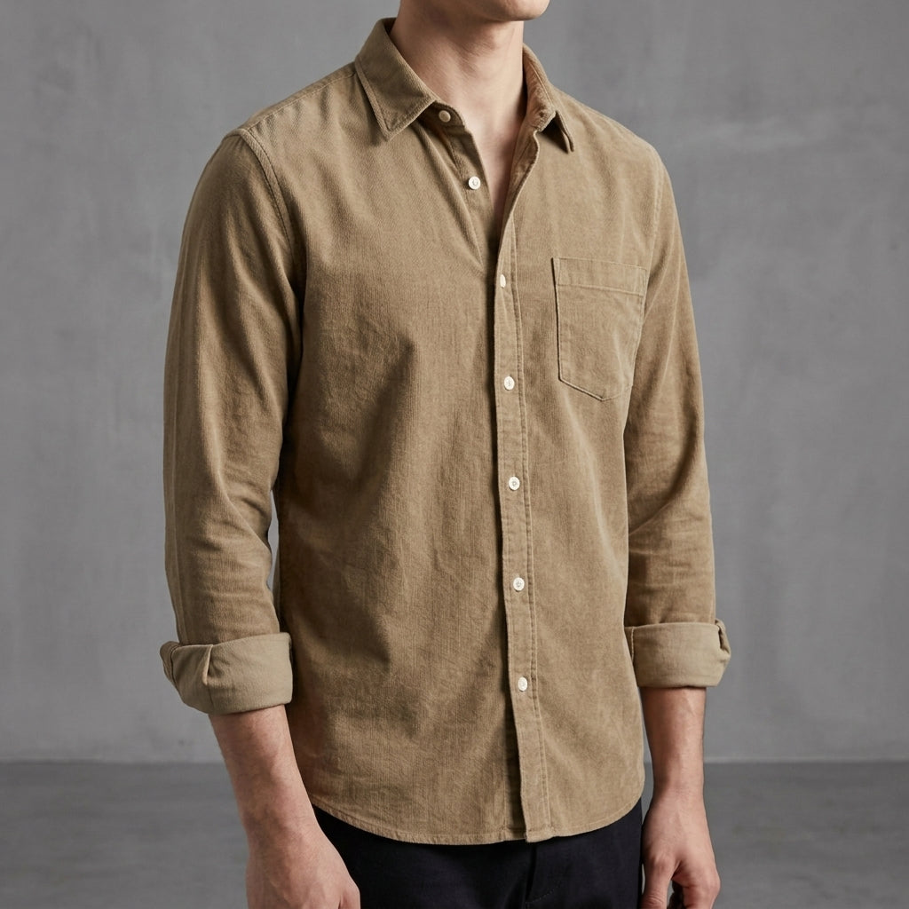 Vintage-Look Cotton Shirt