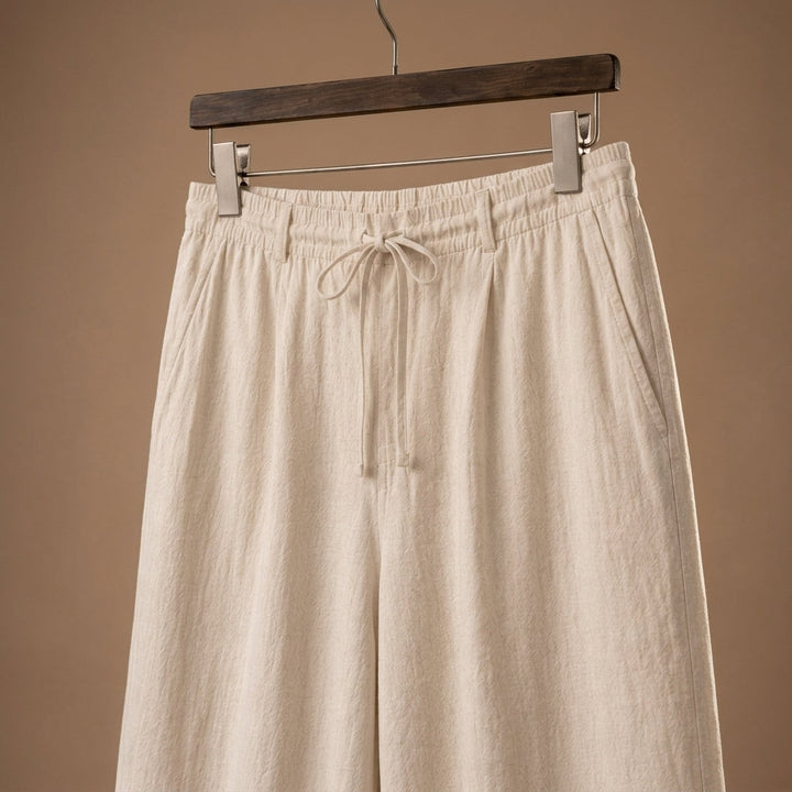Smart Casual Linen-Look Pants