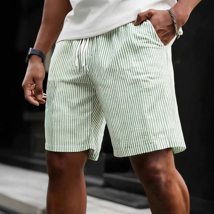 Striped Relaxed Shorts